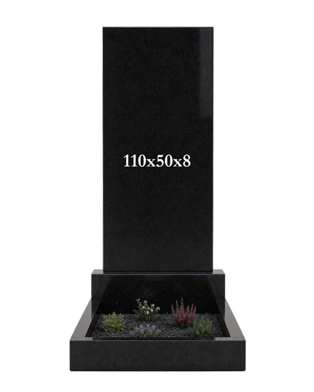 Високий пам'ятник V110 — стела 110×50×8 см
