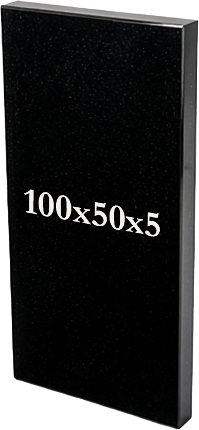 Вертикальний пам'ятник із надгробною плитою 100×50×5 (одинарний) VP100 — Стела