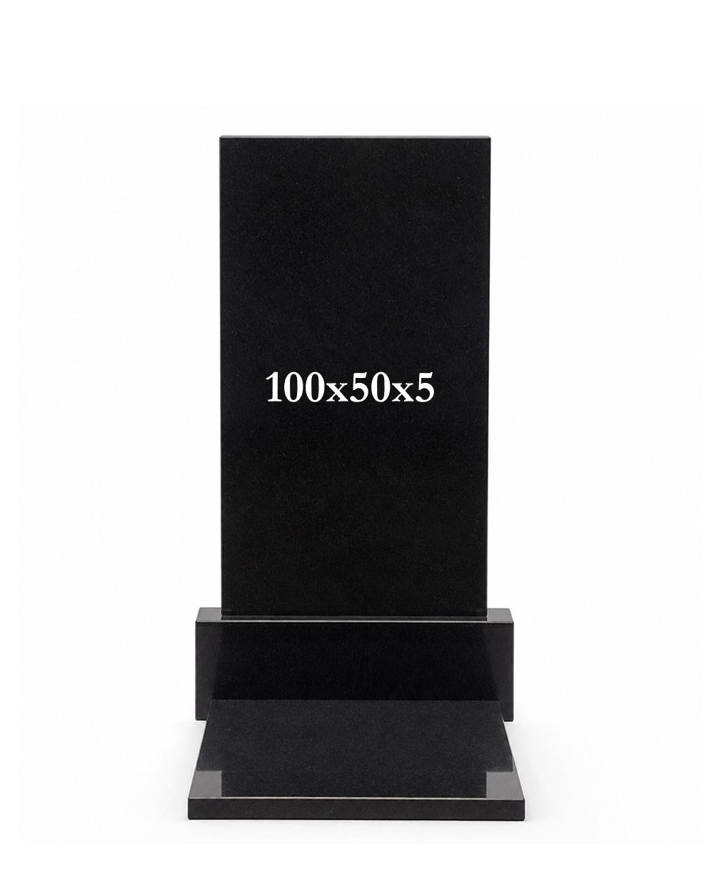 Оптимальний пам'ятник з плитою VP100 — стела 100×50×5 см
