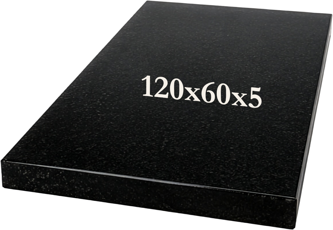 Вертикальний пам'ятник із надгробною плитою 120×60×8 (одинарний) VP120 — Плита