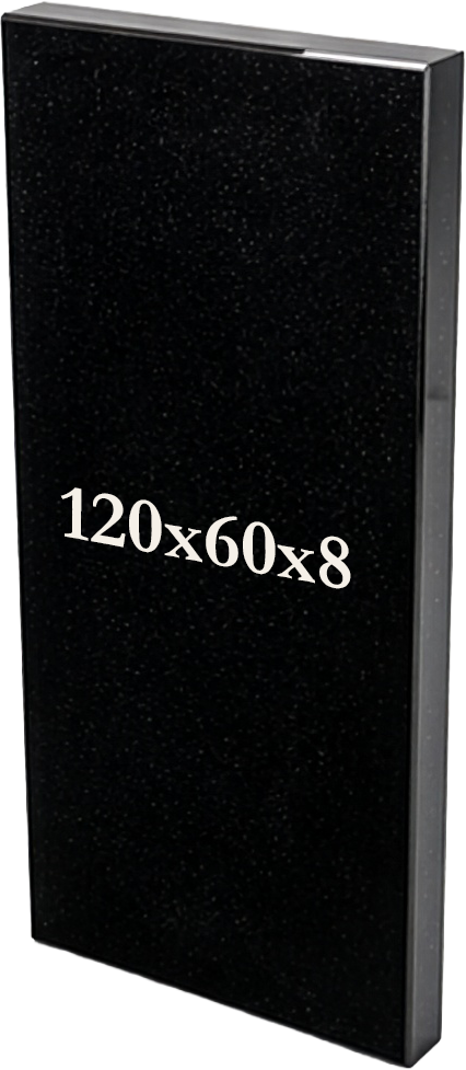 Вертикальний пам'ятник із надгробною плитою 120×60×8 (одинарний) VP120 — Стела