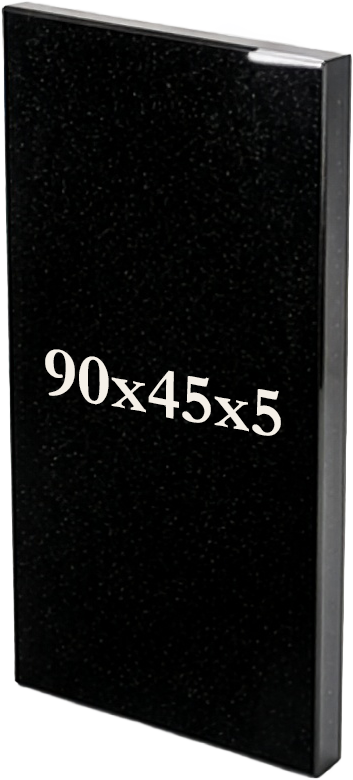 Вертикальний пам'ятник із надгробною плитою 90×45×5 (одинарний) VP90 — Стела