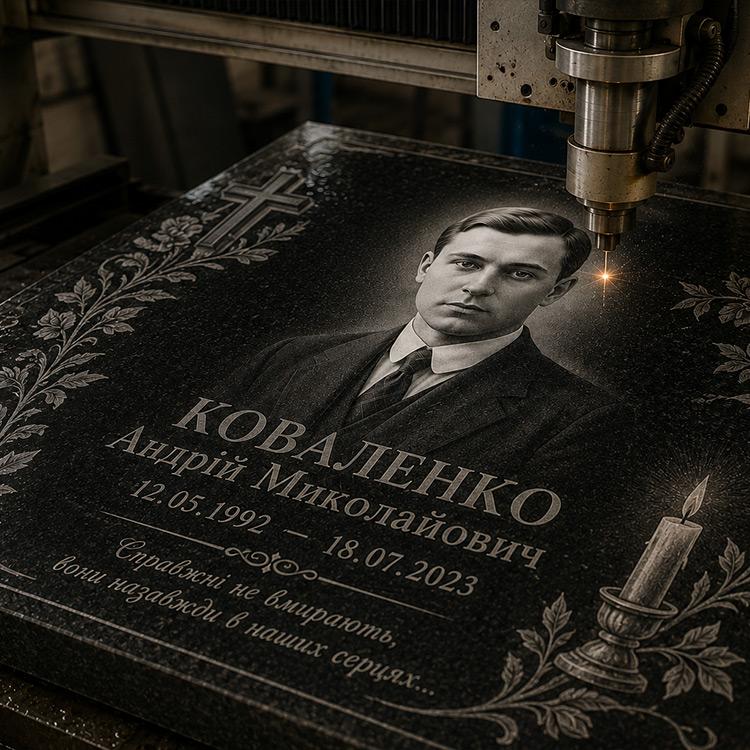 Наносимо на граніт